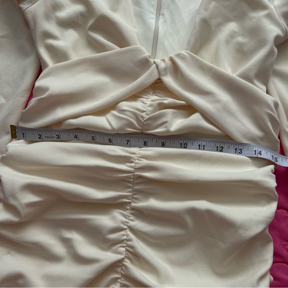 {Zara} Draped Long Sleeve Dress • L - Picture 6 of 16